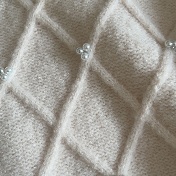 new ELOQUII pearl cableknit ivory heavyweight cardigan sweater 14 16 - Picture 6 of 11